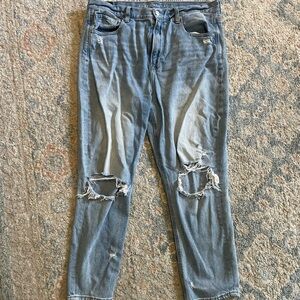 American Eagle Outfitters Light Blue Mom Jeans